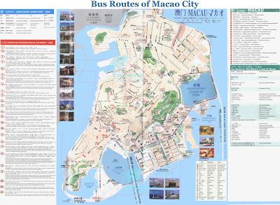 Bus Route Map of Macau